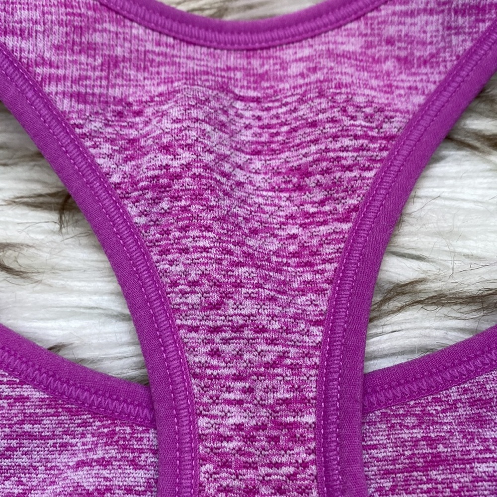 C9 by Champion Seamless Sports Bra Racerback Pink Purple Size Medium - Picture 7 of 8